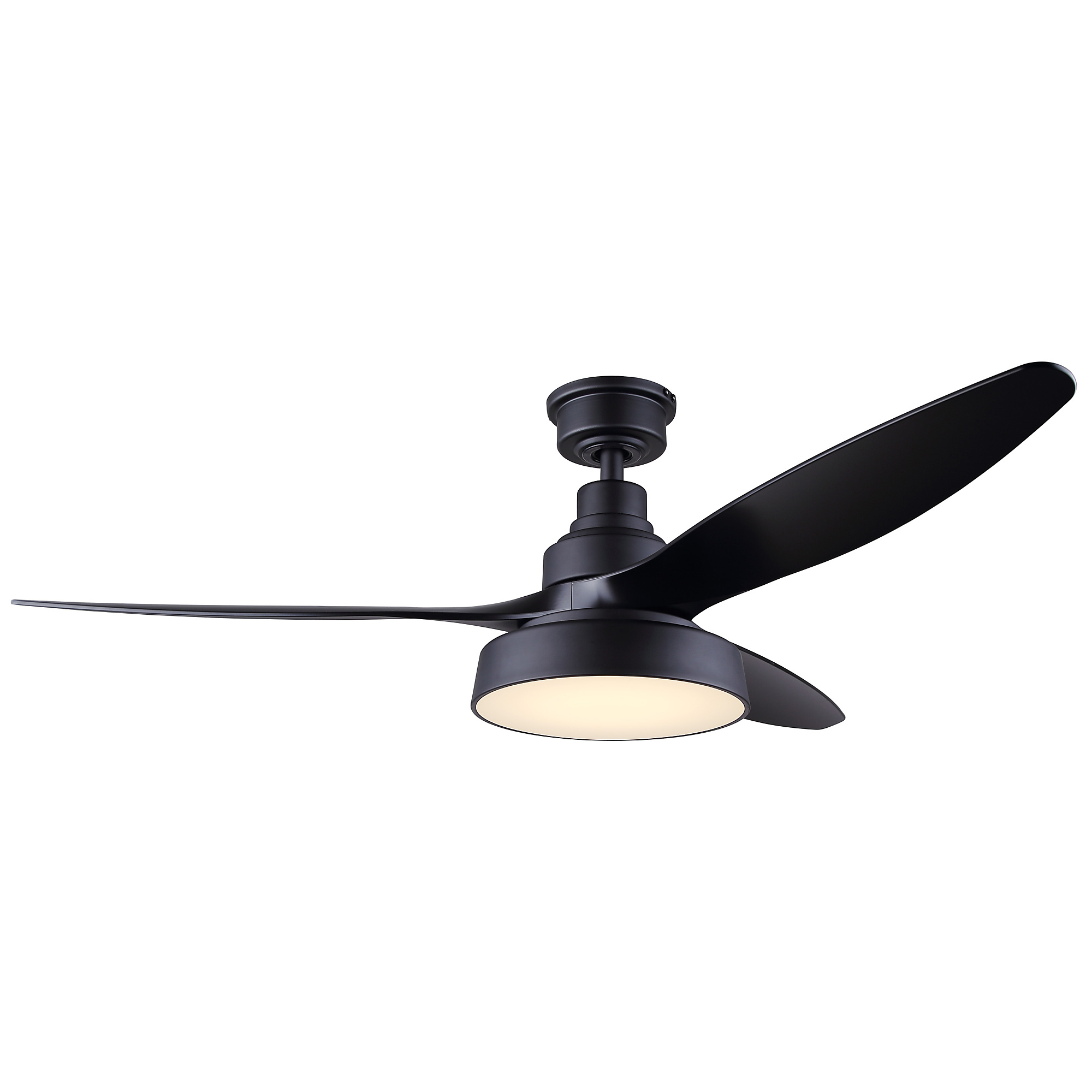 Canarm, Roman 52in. Ceiling Fan, Fan Diameter 52 in, Fan Blade Span 50-54 Model# CF52ROM3BK